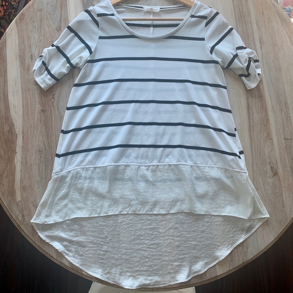 Anthropologie Lili’s Closet Striped T Shirt